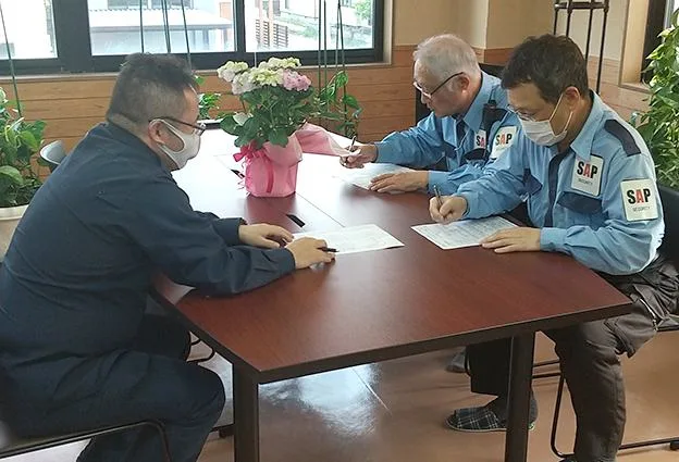 社内研修の様子