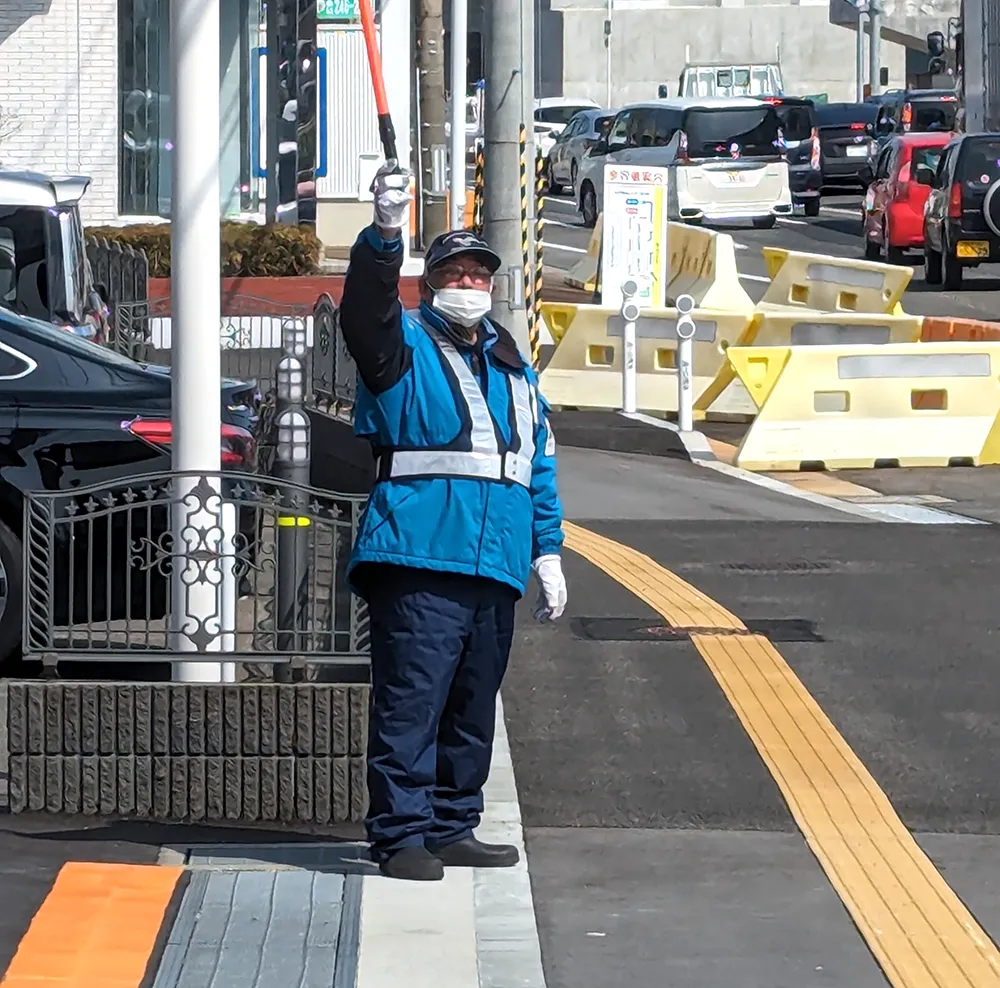 交通誘導のイメージ